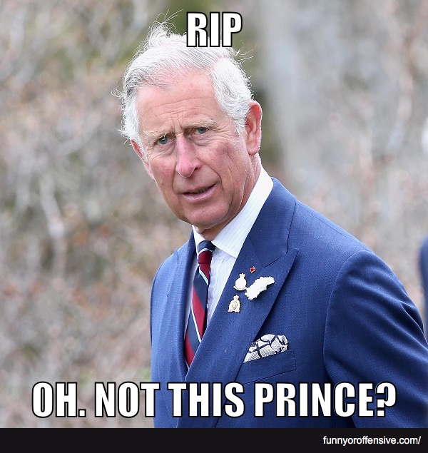 RIP Prince, Prince Charles Meme, Funny or offensive?