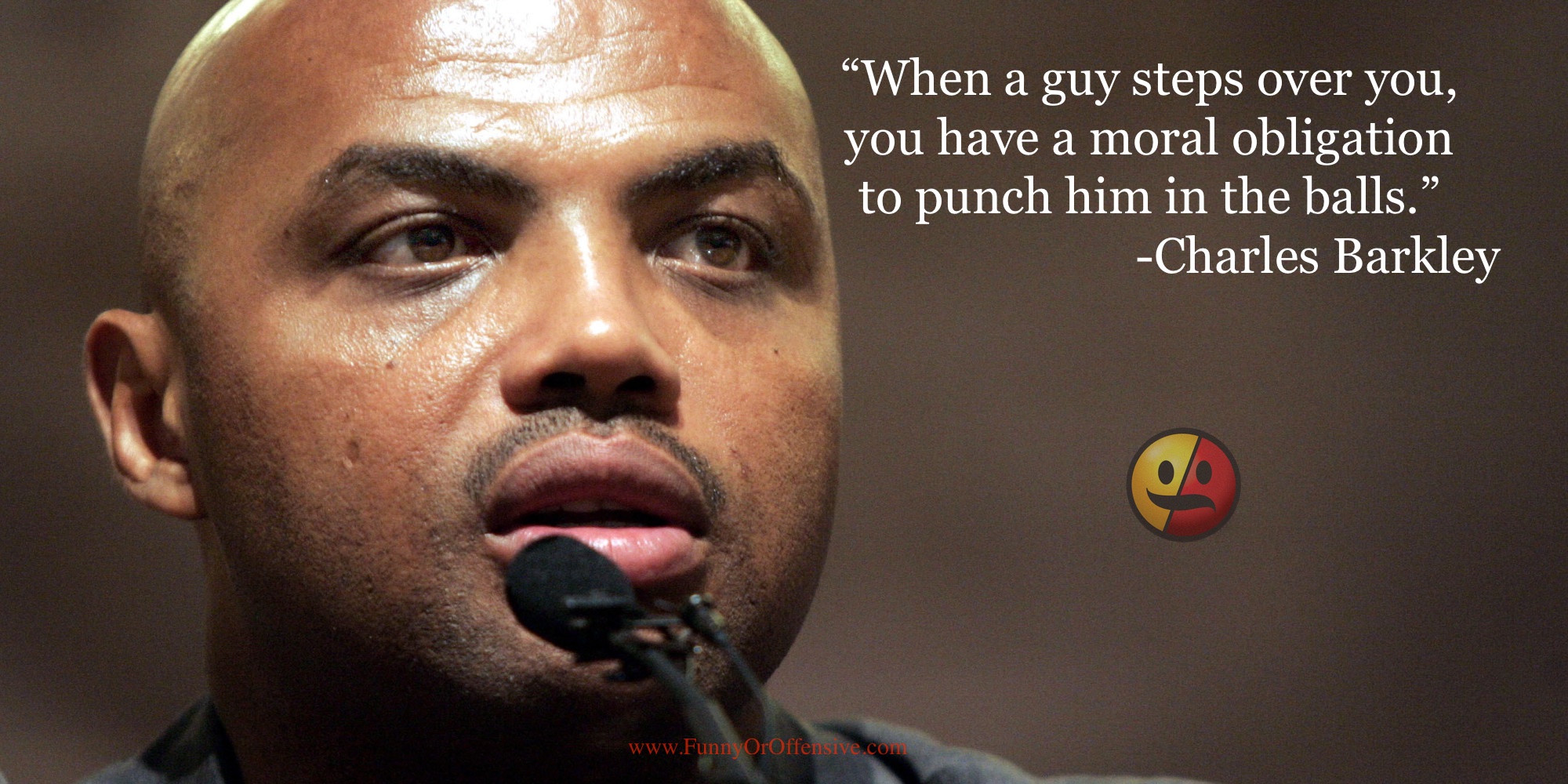 Charles Barkley "Punch Him in the Balls"