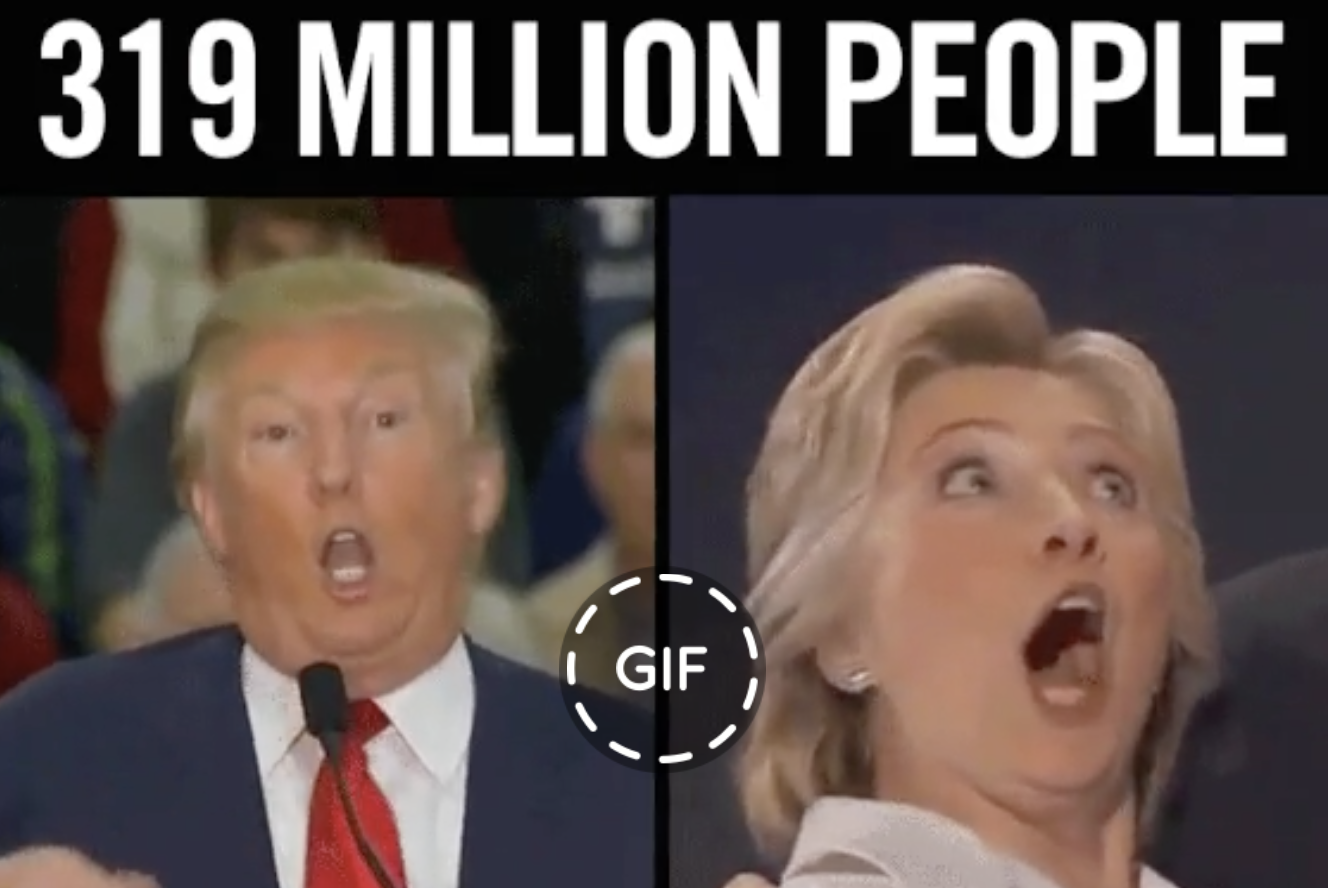 319 Million People and we Narrowed it Down to This? (GIF)