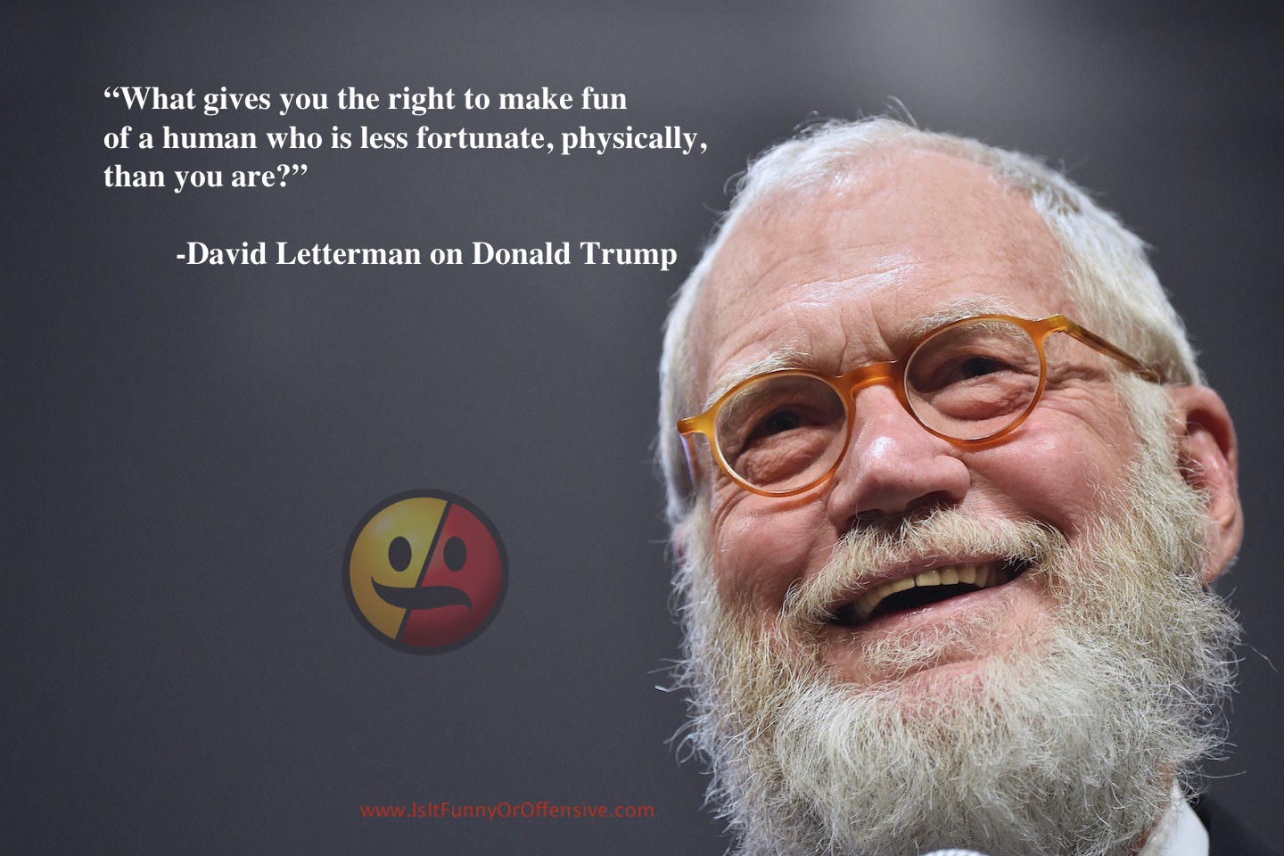 David Letterman on Donald Trump