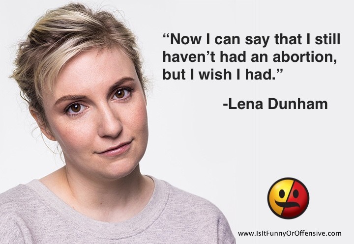 Lena Dunham on Abortion