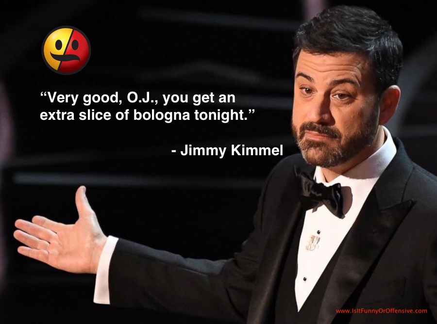 Jimmy Kimmel O.J. Simpson Oscar Joke