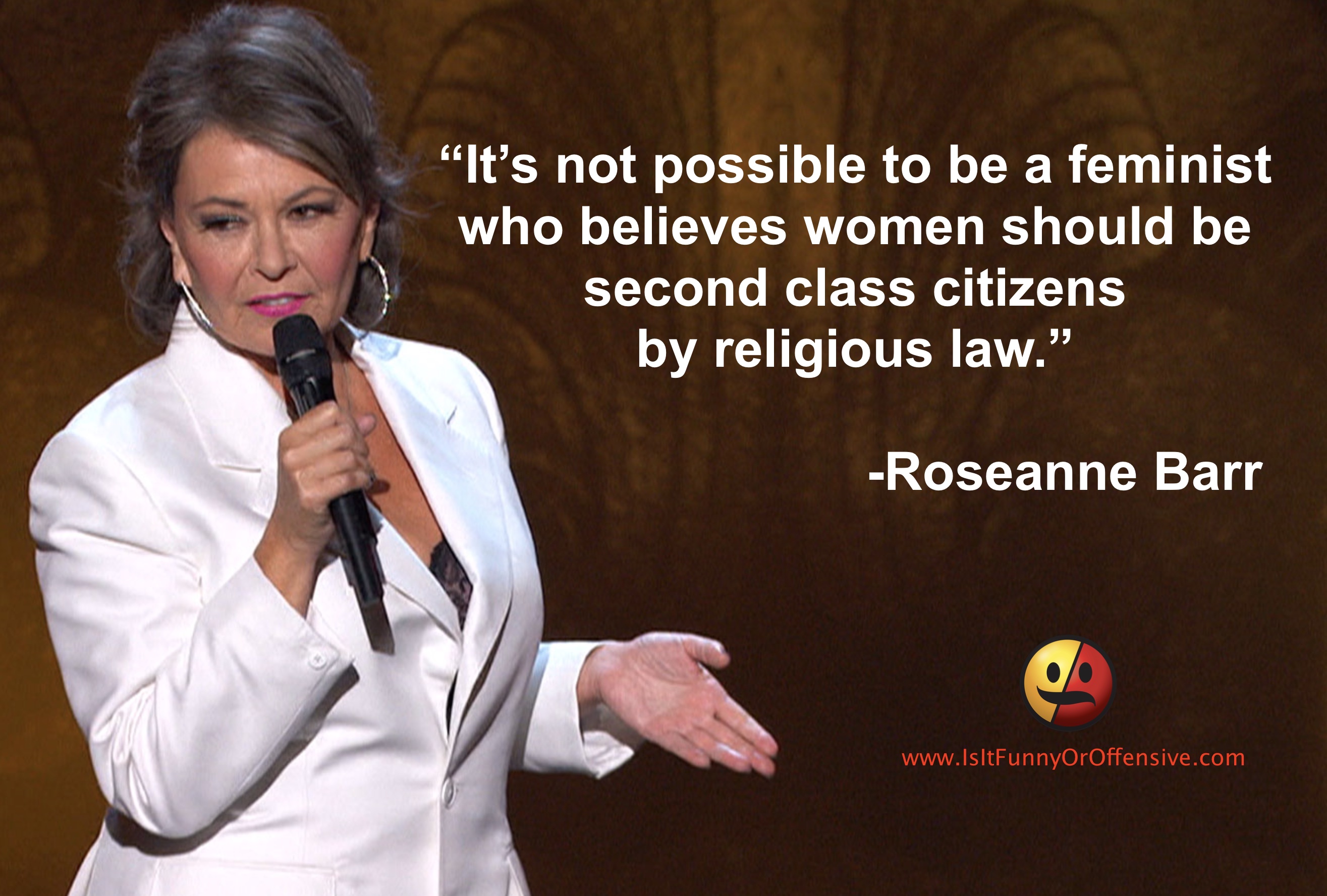 Roseanne Barr on Islam and Feminism