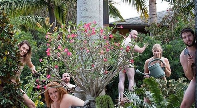 World Naked Gardening Day