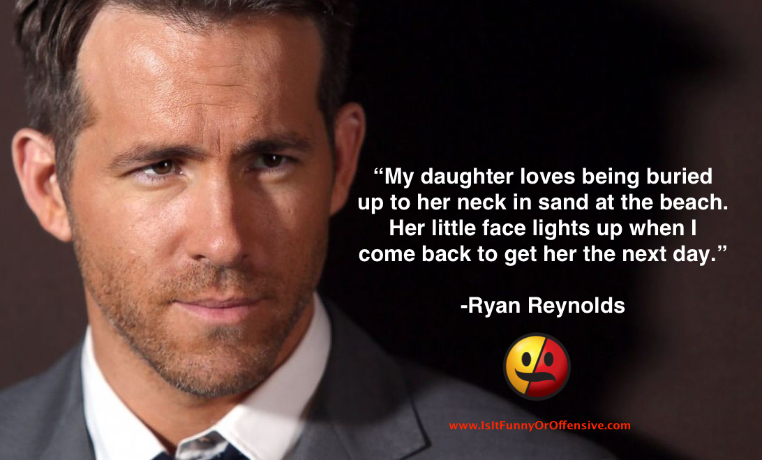 Ryan Reynolds Dad Joke