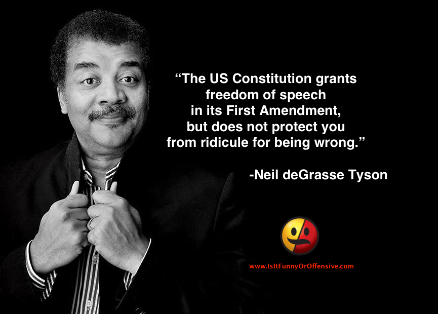 Neil deGrasse Tyson on the First Amendment