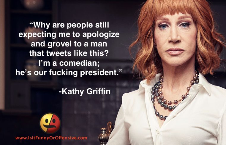 Kathy Griffin Reflects on Trump Beheading Joke