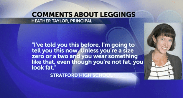Principal Tells Students Not To Wear Leggings Unless A Size 0 Or 2