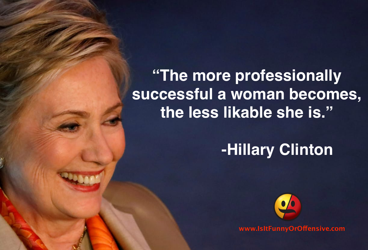 Hillary Clinton on the Likability of Successful Women