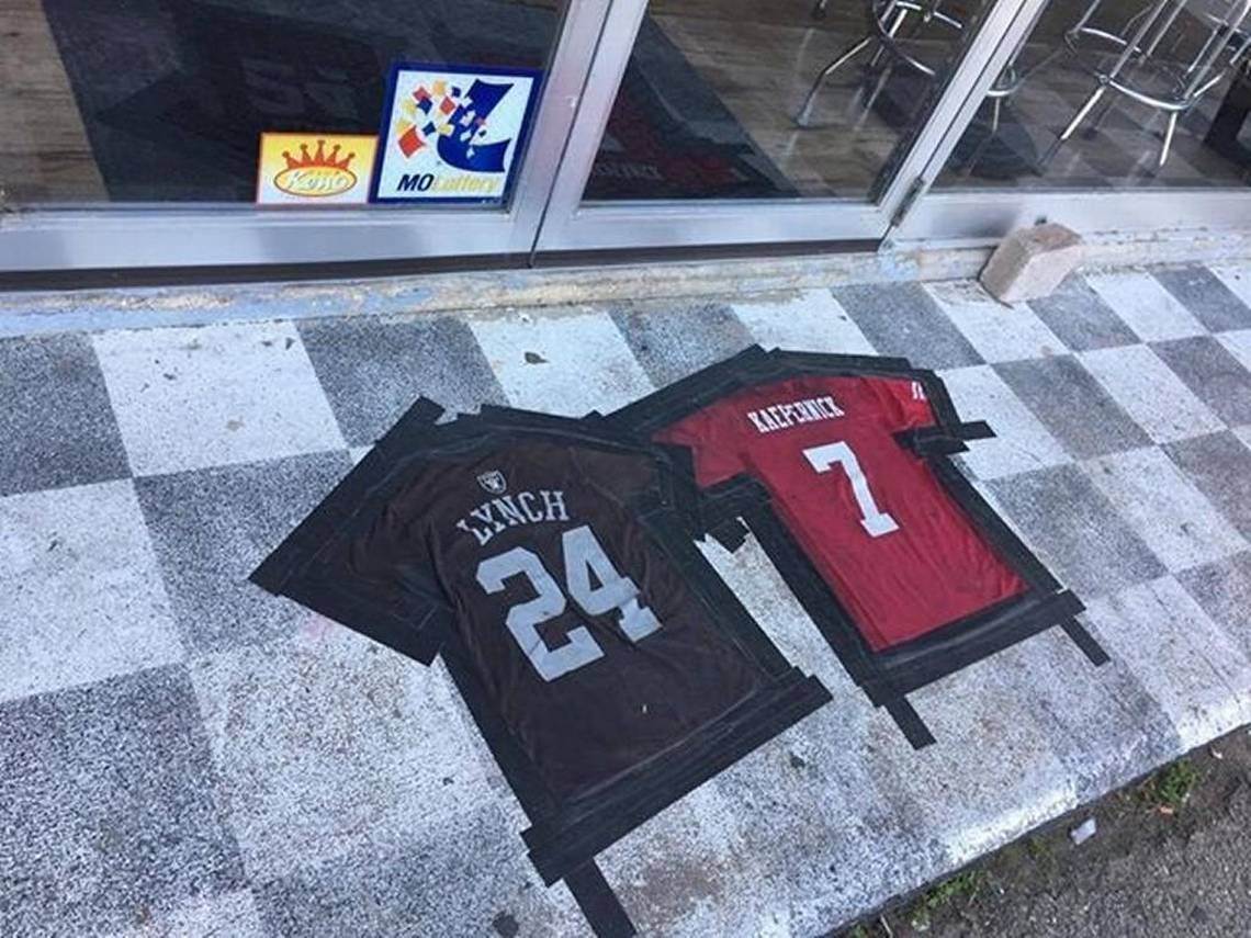 Missouri Bar Owner Makes Doormat With NFL Jerseys