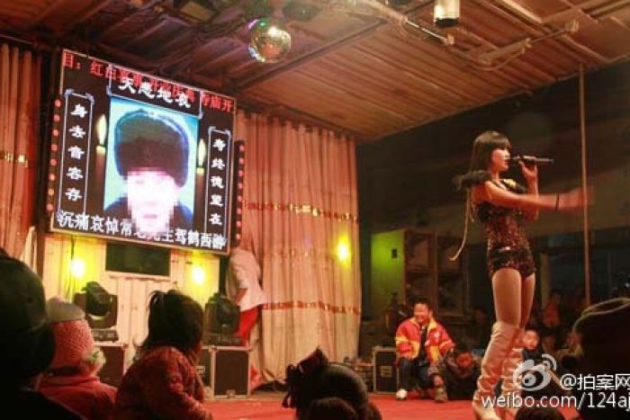 Strippers Provide Comfort and Lap Dances For Funeral Mourners In China