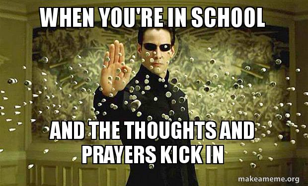 Internet Revolts Against "Thoughts and Prayers" With Meme Frenzy