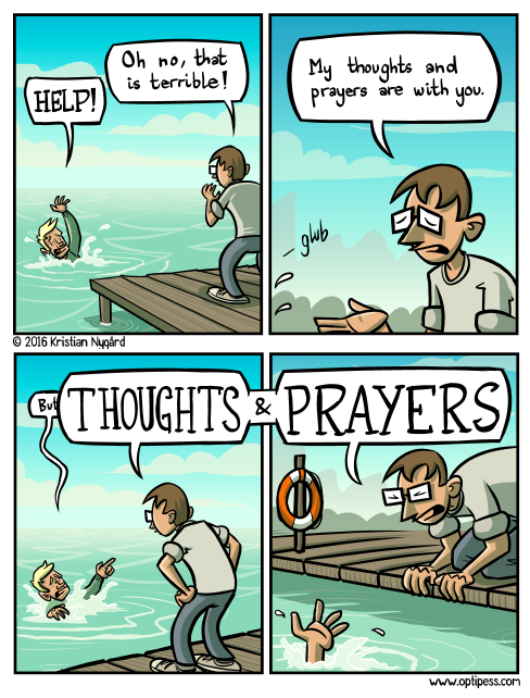 Internet Revolts Against Thoughts And Prayers With Meme Frenzy