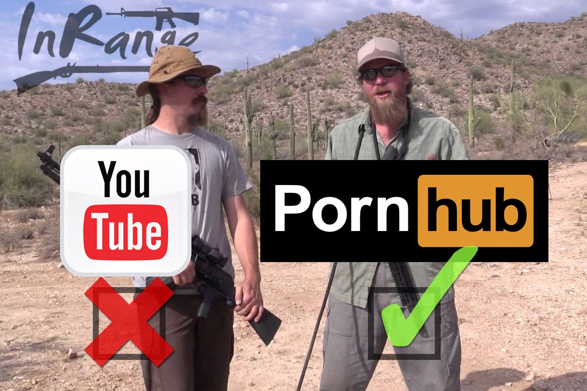 Pornhub Tv - Gun Vloggers Shoot Over To Pornhub After YouTube Crackdown