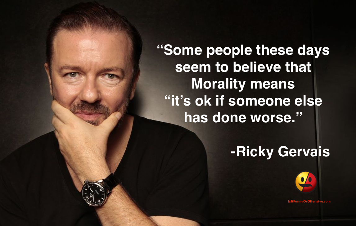 Ricky Gervais on Morality