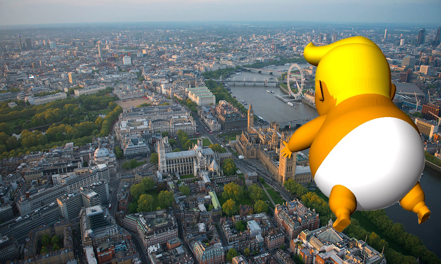 'Trump Baby' Blimp To Fly Over London During POTUS Visit