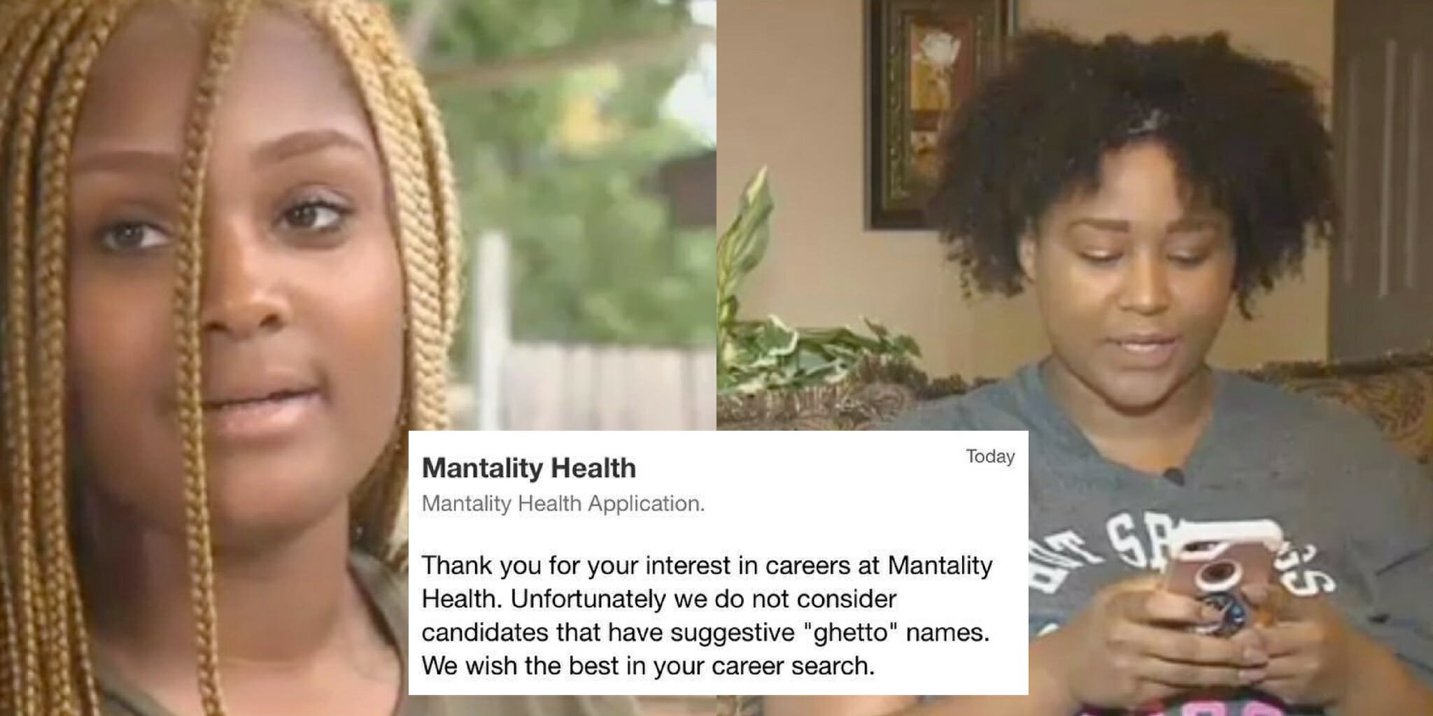 20 Women Received Job Rejection Email Saying Names Were 'Ghetto'