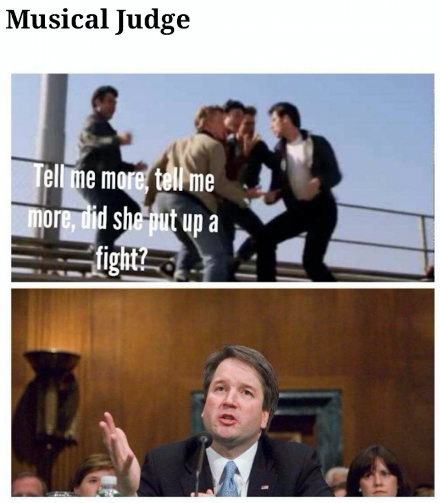 Grease Song 'Summer Nights' Gets Brett Kavanaugh Meme Makeover