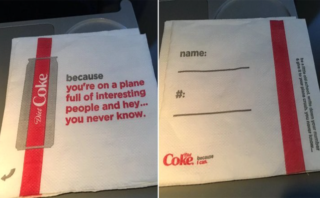 Delta and Coca-Cola Apologize For Creepy "Plane Crush" Napkins