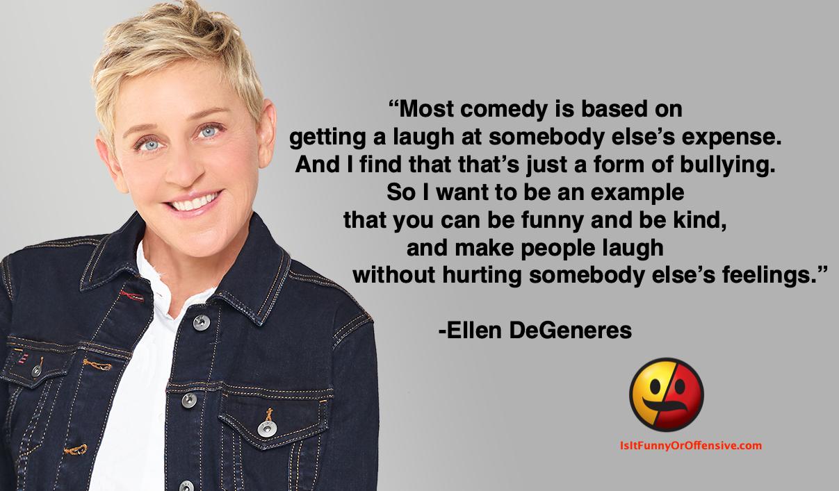 Ellen DeGeneres on Comedy