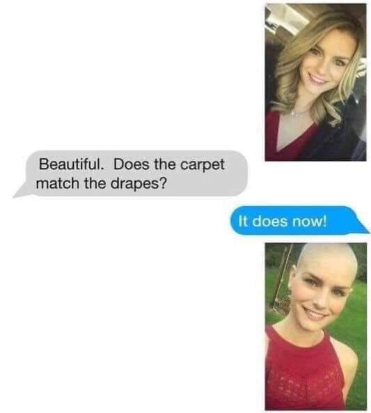 Does The Carpet Match The Drapes Is It Funny Or Offensive