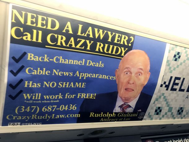 NYC Subway Ad Giuliani